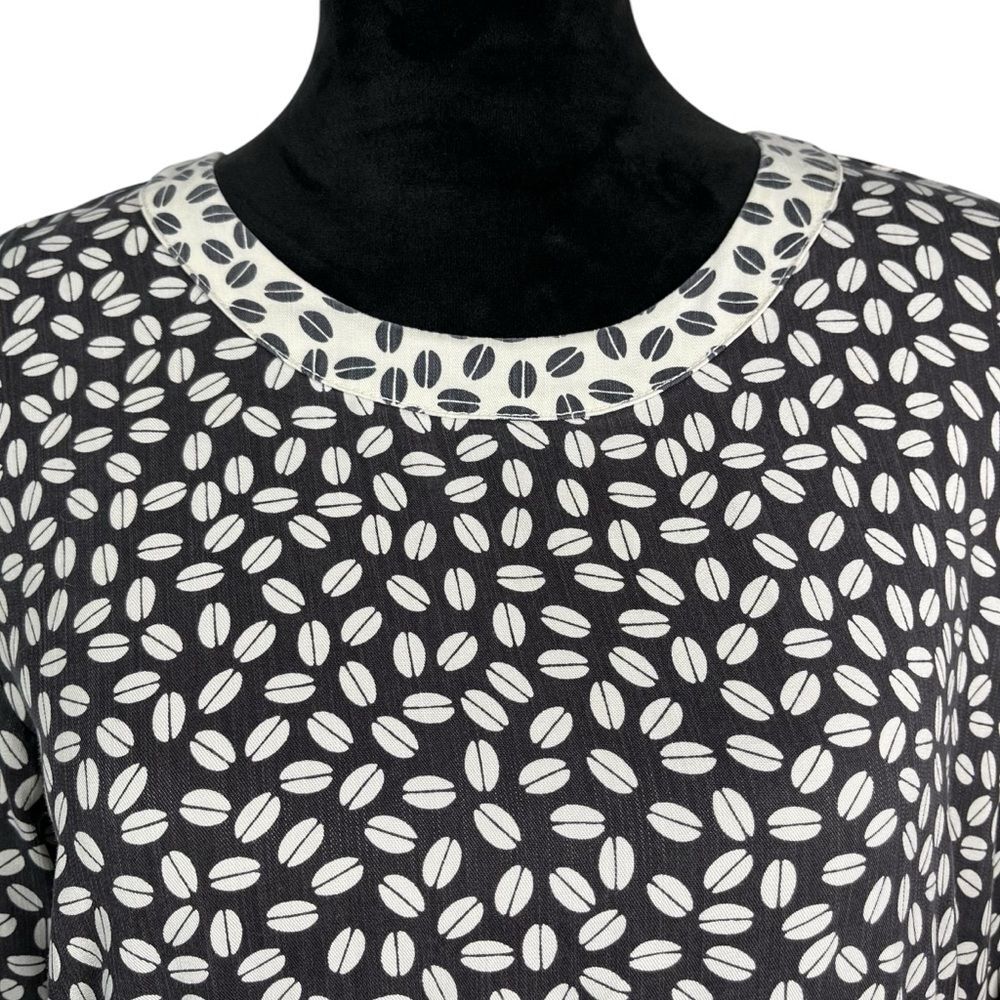 Current/Elliott Ruffle Dress Black White Print Cut Out Back Flirty Polka Dot - Picture 9 of 16